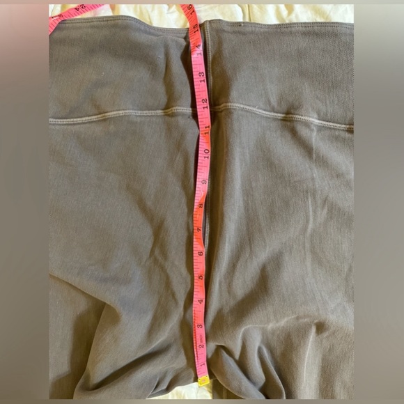 reversible blue gray geometric pattern - Stretch Ankle Pants -no pockets - 2X - Picture 5 of 16